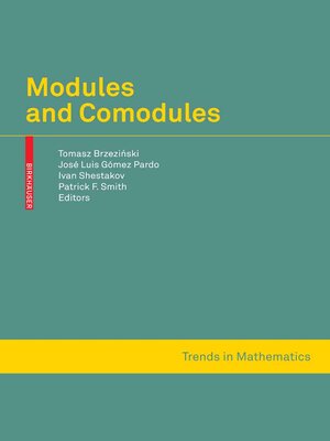 cover image of Modules and Comodules